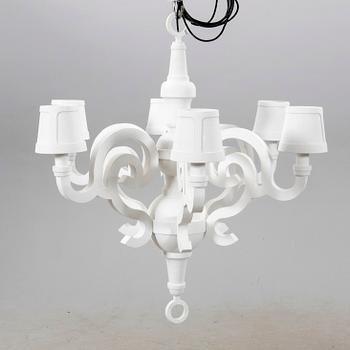 Studio Job, ceiling chandelier, "Paper chandelier L" for Moooi 2000s.