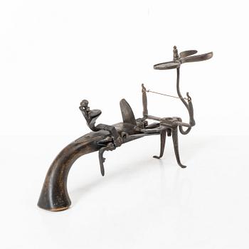 A mechanical flintlock from Wedevåg ironworks, later part 18th century / early 19th century.