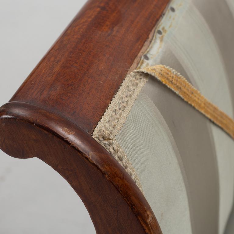 A pair of Empire stools, first half of the 19th Century.