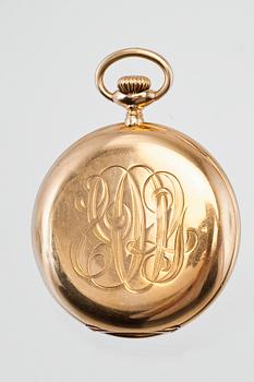 TIFFANY GOLD MEN'S POCKET WATCH.
