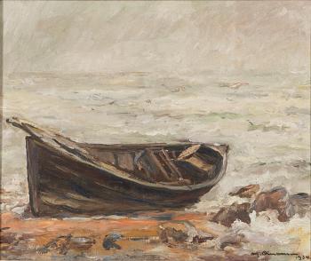 Mikko Oinonen, oil on canvas, signed and dated -34.