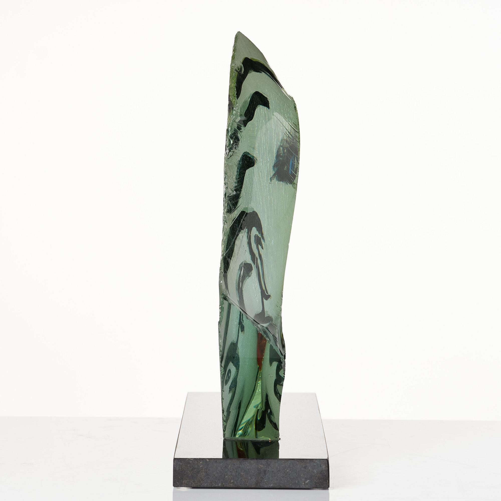 Ulrica Hydman-Vallien, a unique painted glass sculpture 'Marilyn'.