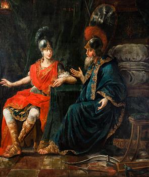 153. A YOUNG ALEXANDER THE GREAT WITH HIS ADVISOR.