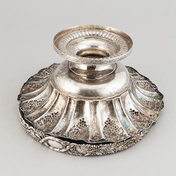 A Swedish 19th century silver fruit-basket, mark of Gustaf Möllenborg, Stockholm 1835.