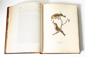 Bröderna von Wright, books, three volumes, 'Svenska fåglar', A. Börtzells tryckeri AB, Stockholm, 1927-29.