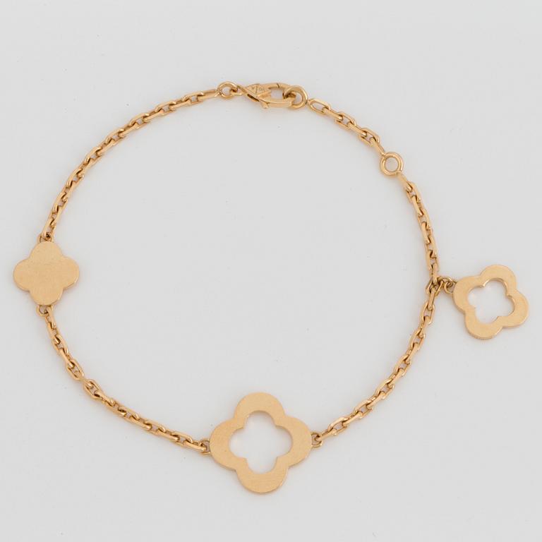 Van Cleef & Arpels armband "Alhambra" 18K guld.