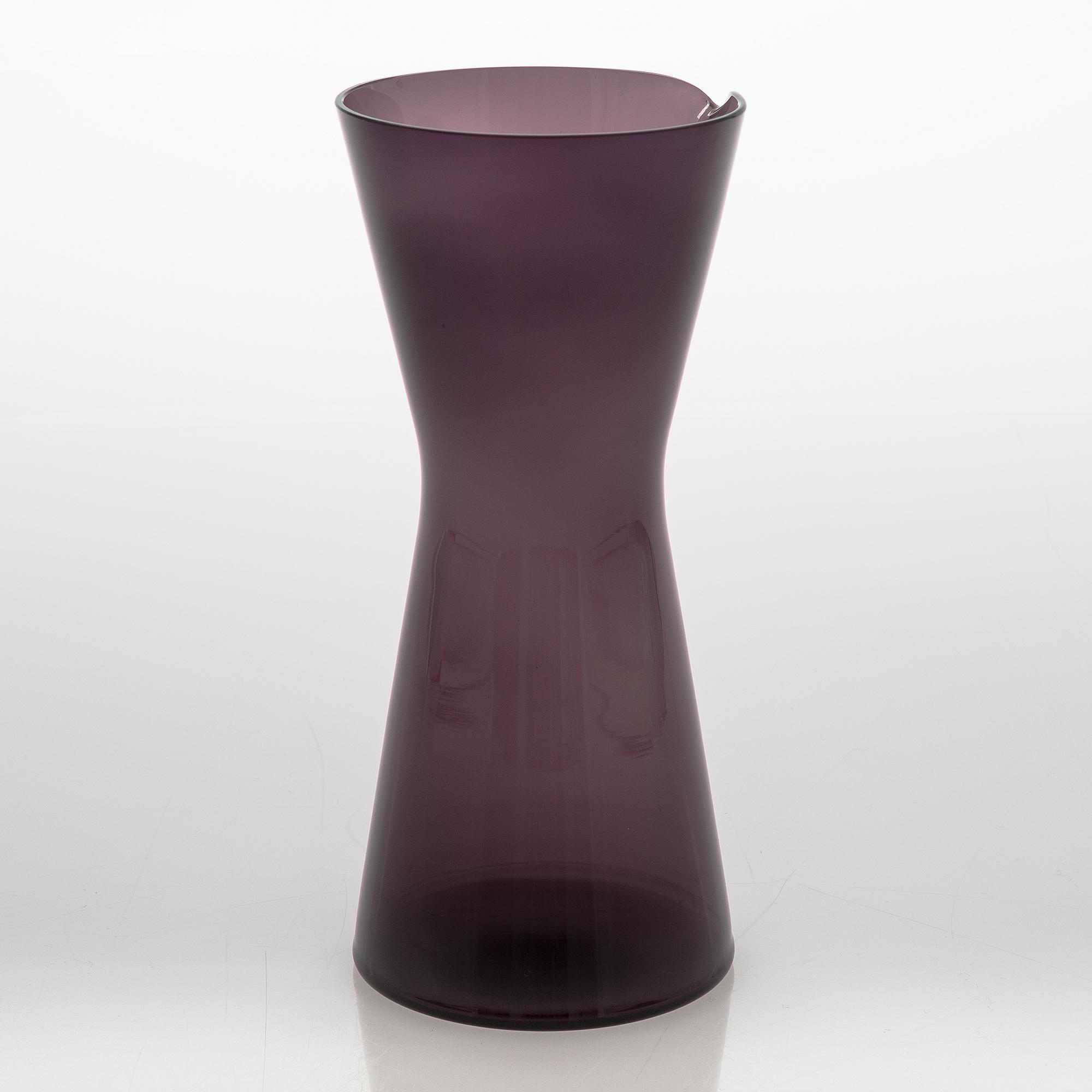 Kaj Franck, dricksglas, 16 st, "Kimara" 2744 och karaff, modell 1610, Nuutajärvi Notsjö 1950-60-tal.