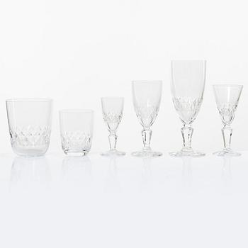 A 67 pieces glass service, "Cecil", Kosta.
