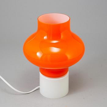 A 1960/70s glass table lamp.