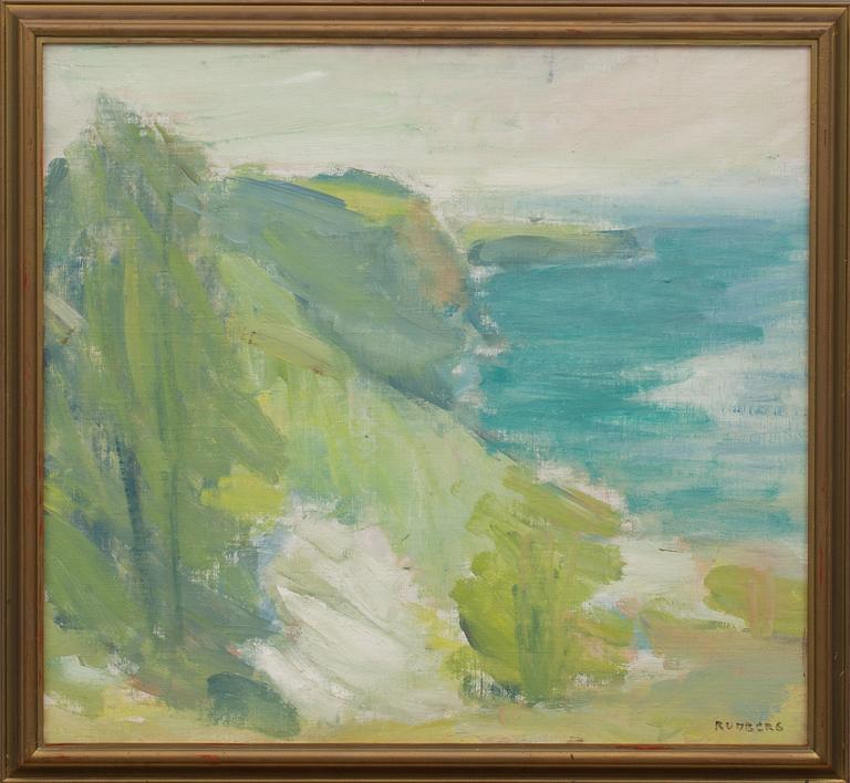 GUSTAV RUDBERG, olja på duk, signerad, a tèrgo daterad -72.