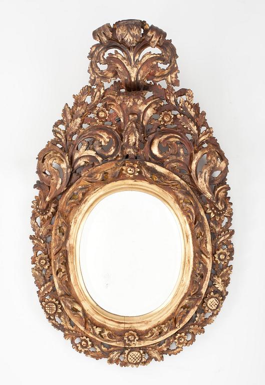 SPEGEL, barockstil, troligen Italien, 1800/1900-tal.