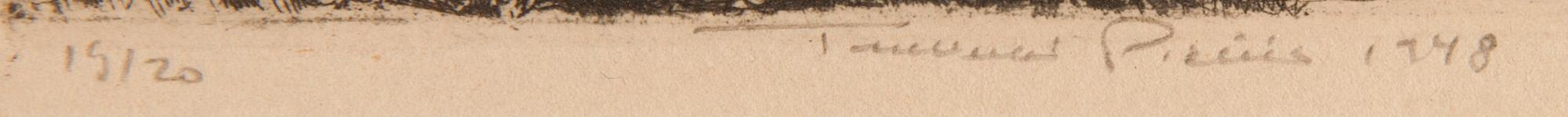 TUULIKKI PIETILÄ, etsning,  numrerad 15/20, signerad och daterad 1948.