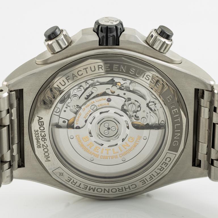 Breitling, Super Chronomat B01 44, chronograph, wristwatch, 44 mm.