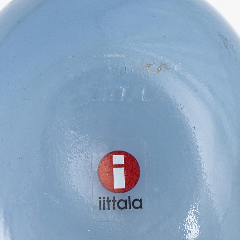 Oiva Toikka, glasfåglar, 4 st,  Nuutajärvi Notsjö, Iittala, Finland.