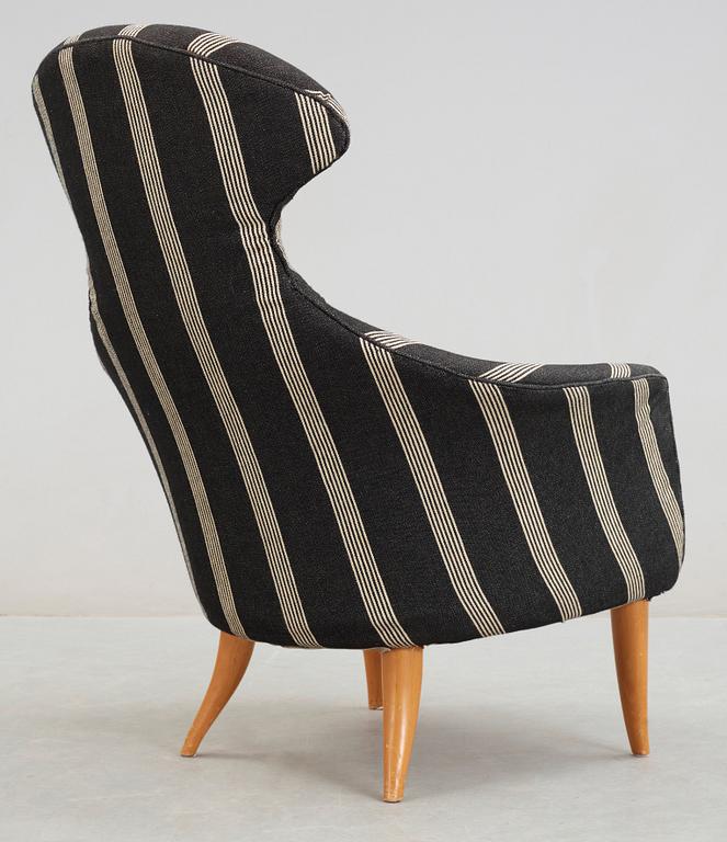 A Kerstin Hörlin Holmquist 'Stora Eva' armchair, Paradise group, Triva-series, Nordiska Kompaniet, 1950-60's.