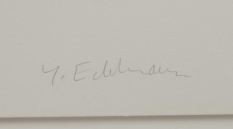 YRJÖ EDELMANN, färglitografi, signerad och numrerad 148/150.