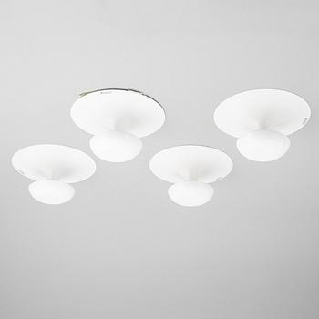 A set of four wall lamps from Vibia, Spain, 21st Century.