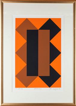 PAUL OSIPOW, serigrafi, signerad och daterad -90, numrerad Tait. vedos 9/15.
