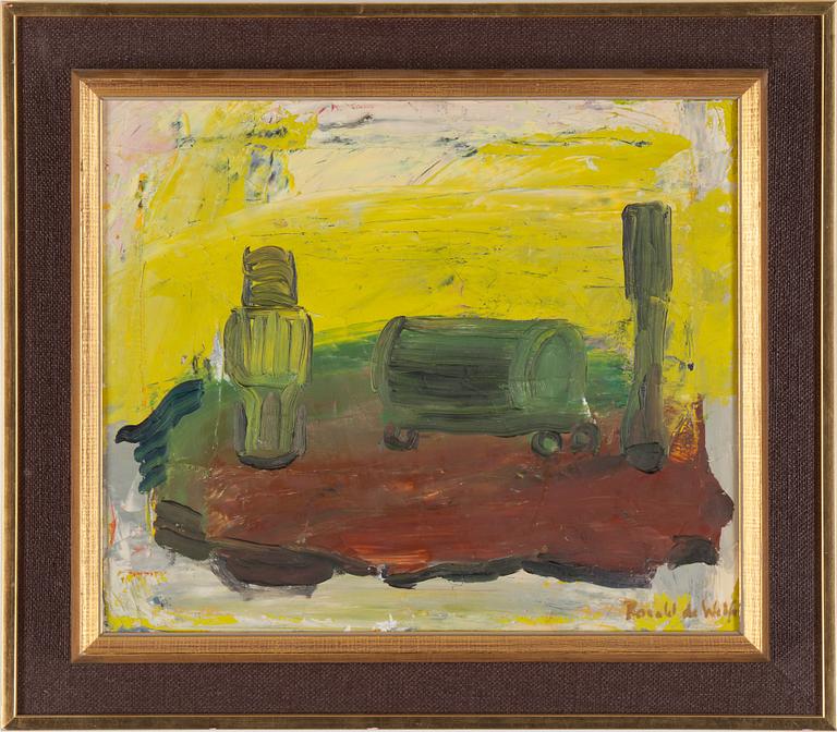 RONALD DE WOLFE, oil on canvas, signed.