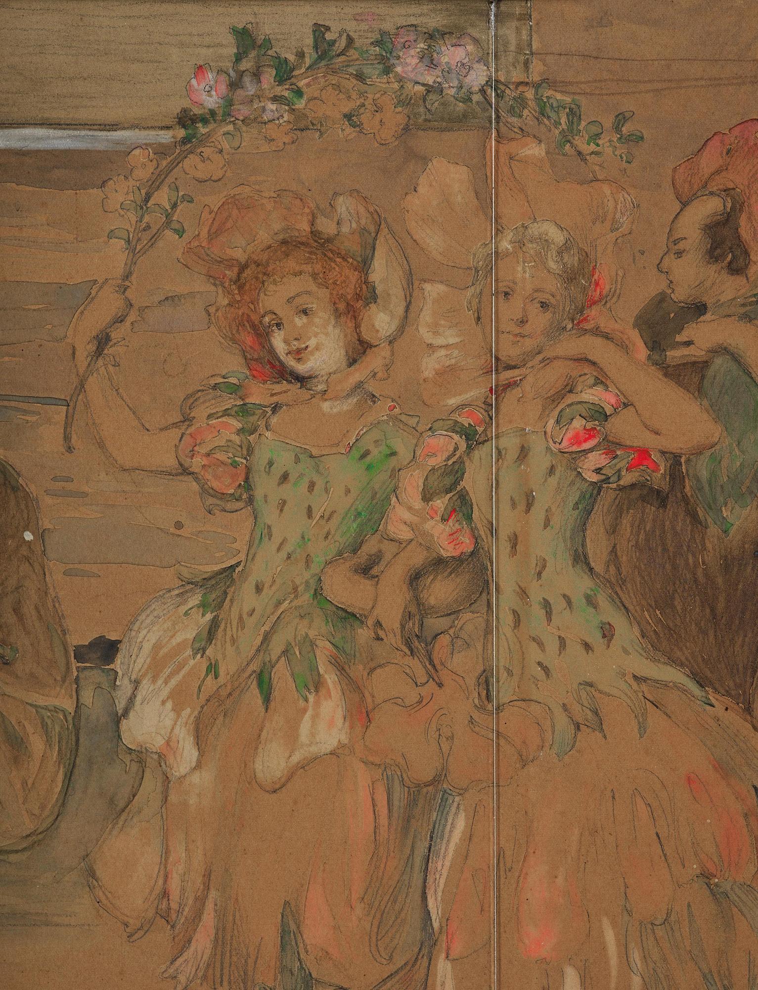 Georg Pauli/Hanna Hirsch-Pauli, Festival procession.