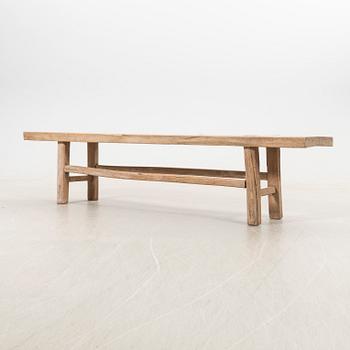 Bench, folk art style, 20th century.