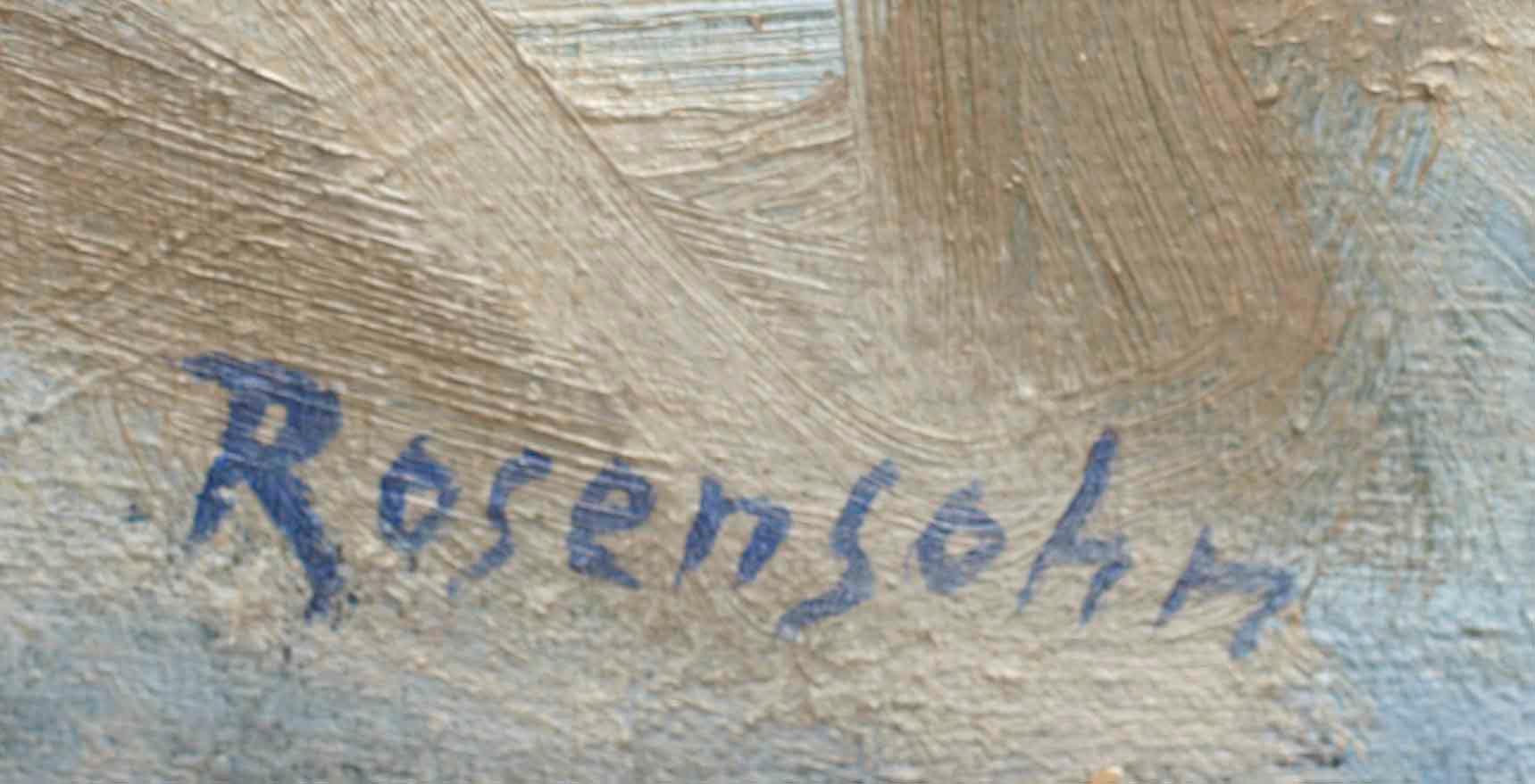 LENNART ROSENSOHN, olja på duk, sign.