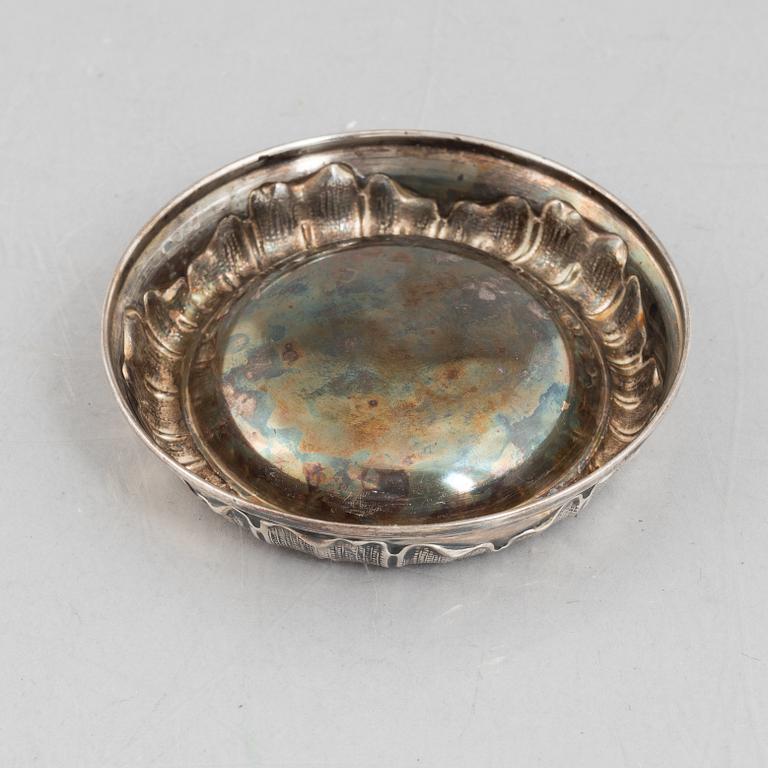 Ashtray, silver, GAB, Stockholm 1955.