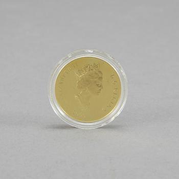 GULD & SILVERMYNT, 100 dollar, Elizabeth II, Canada 2000, 13,338g.