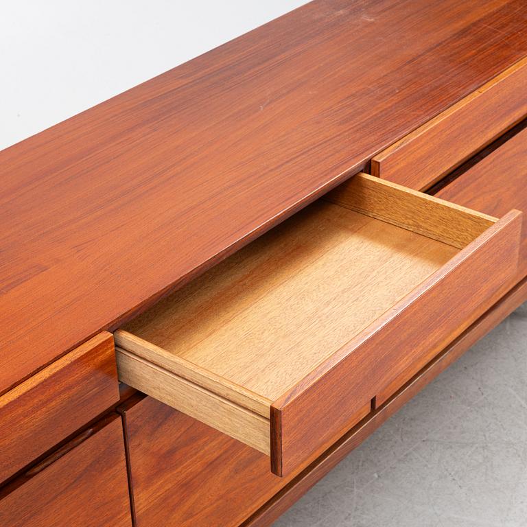 Ib Kofod Larsen, a teak and rosewood veneered sideboard, "FA-66", Faarup Møbelfabrik, Denmark, 1950/60s.