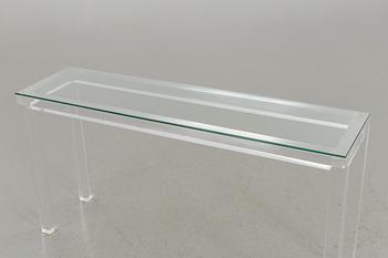 SIDEBOARD, glass and plexi.