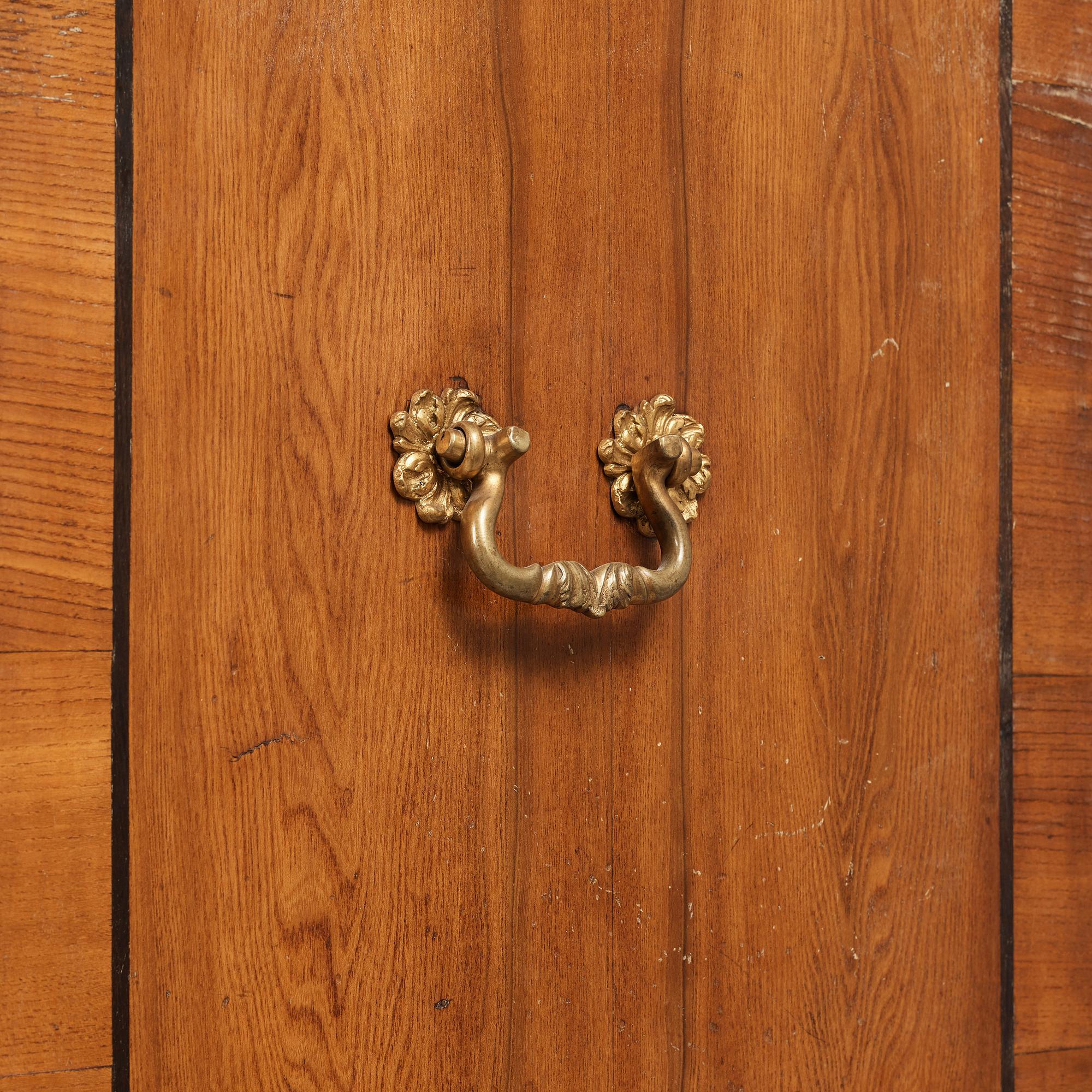 A Swedis Rococo 18th century cupboard.