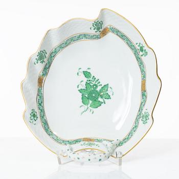 A 42-piece 'Chinese Bouquet' porcelain service and six 'Waldstein rose' coffee cups with saucers, Herend, Hungary.