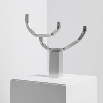 David Taylor, kandelaber, unik, "Aluminium Candelabra 3", Studio Mellösaverken, Sverige, 2025.