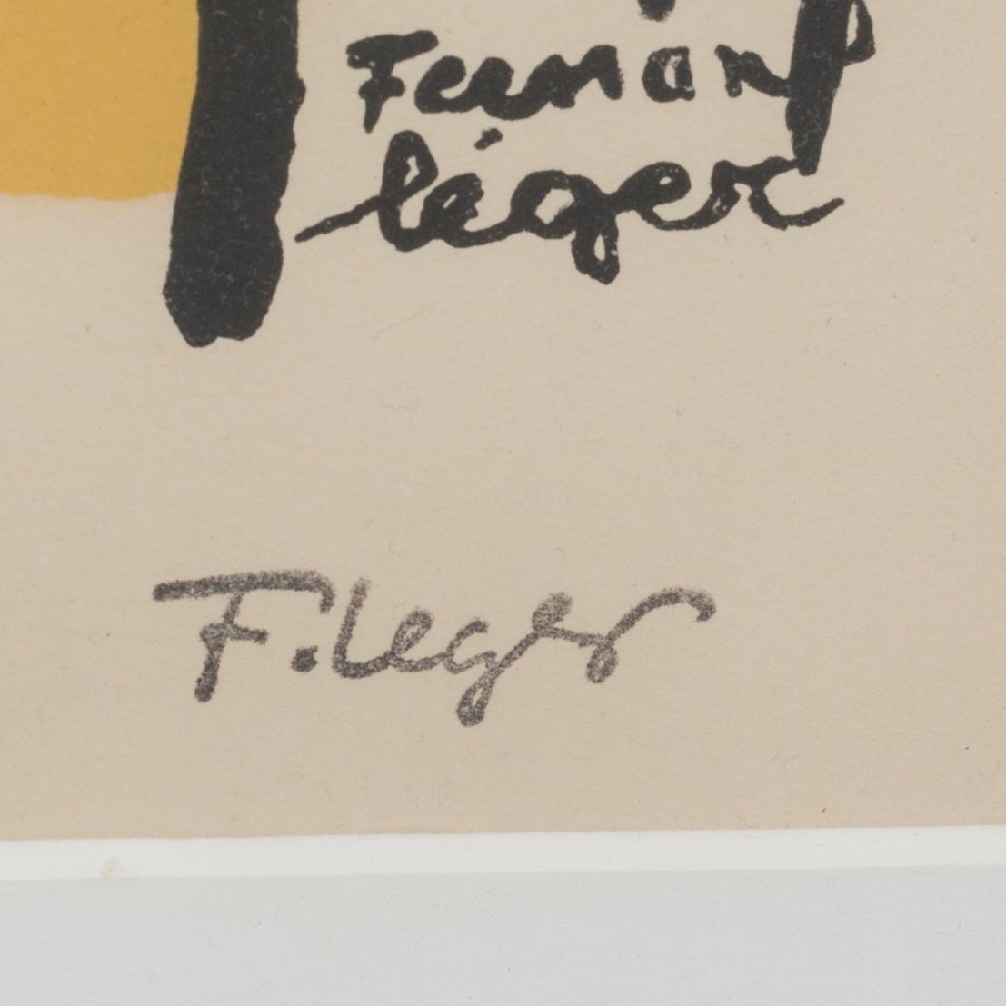 FERNAND LÉGER, after, signed in print.