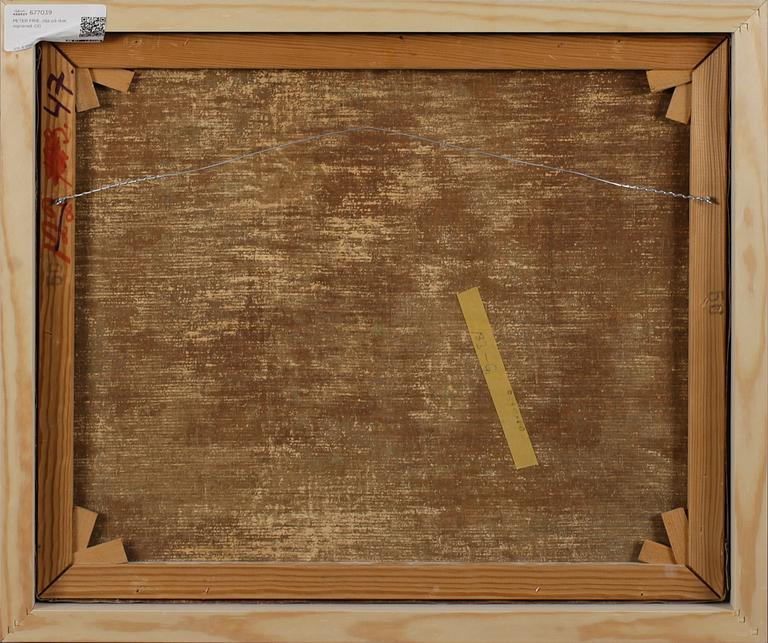 PETER FRIE, olja på duk, signerad.