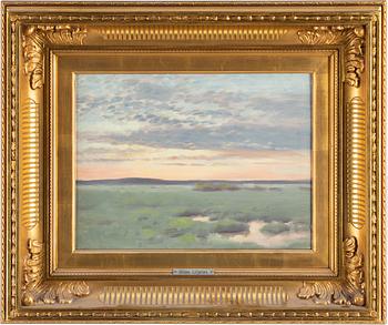 BRUNO LILJEFORS, oil on panel, stamed by the estate.