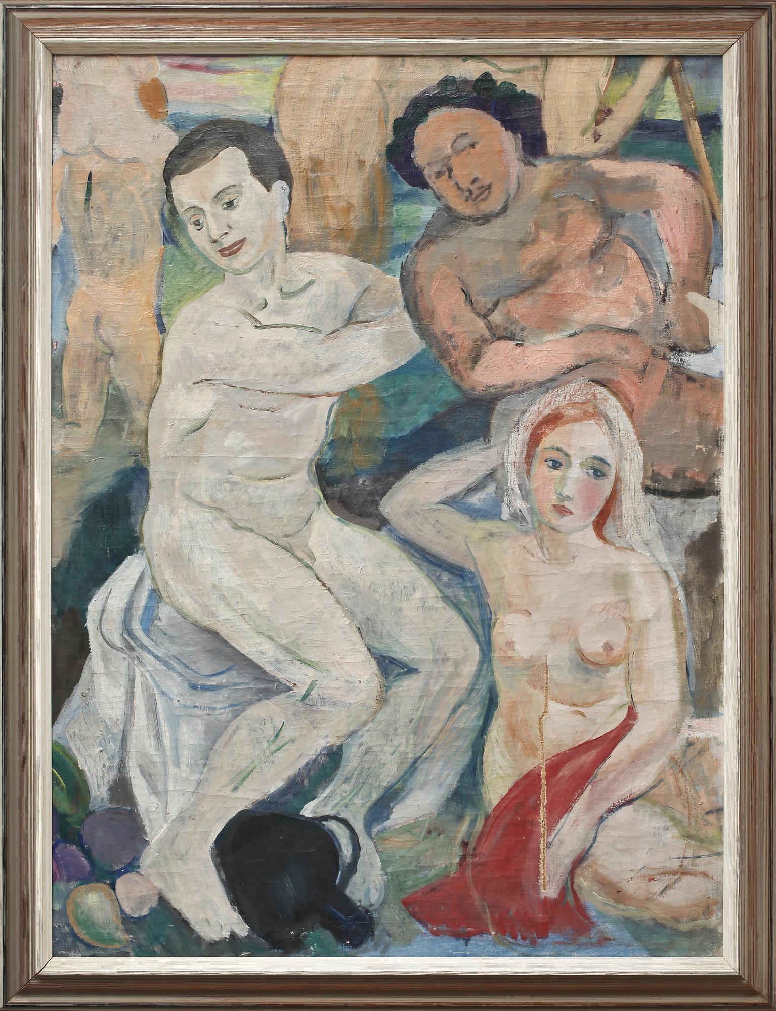 ARVID FOUGSTEDT, olja på duk, sign a tergo.