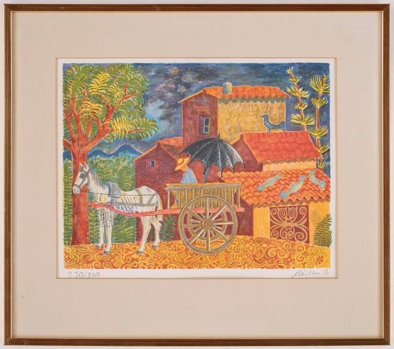 MÅRTEN ANDERSSON, färglitografi, signerad och numrerad 330/360.