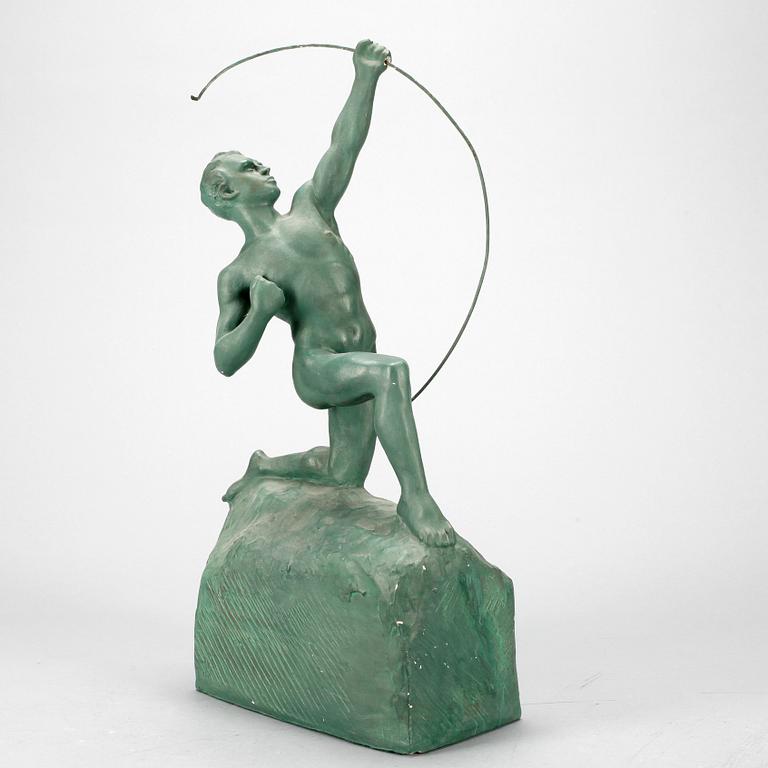 SKULPTUR, gips, okänd konstnär, 1900-talets andra hälft, ej signerad.