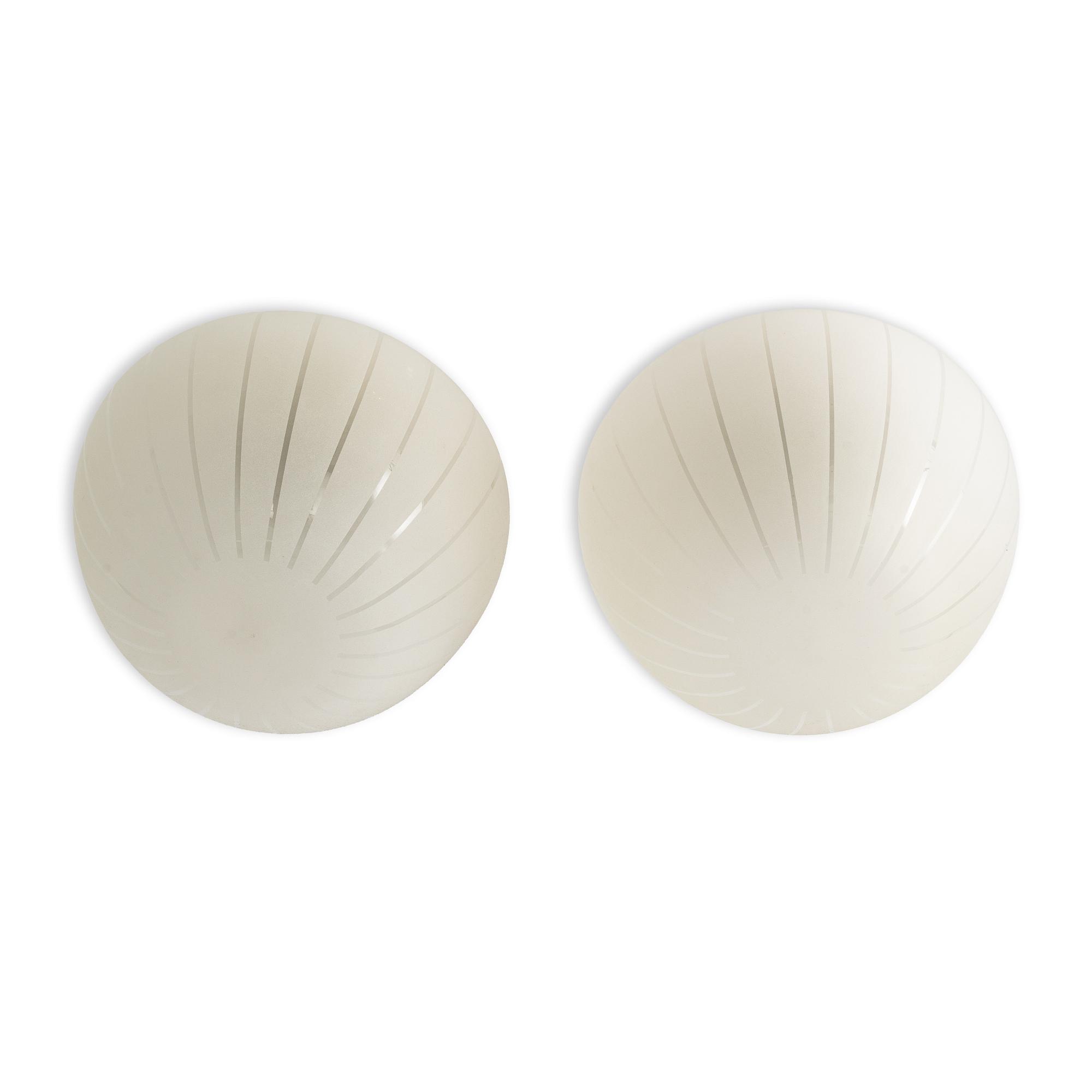 Ceiling lamps, a pair, Swedish Modern, 1940s.