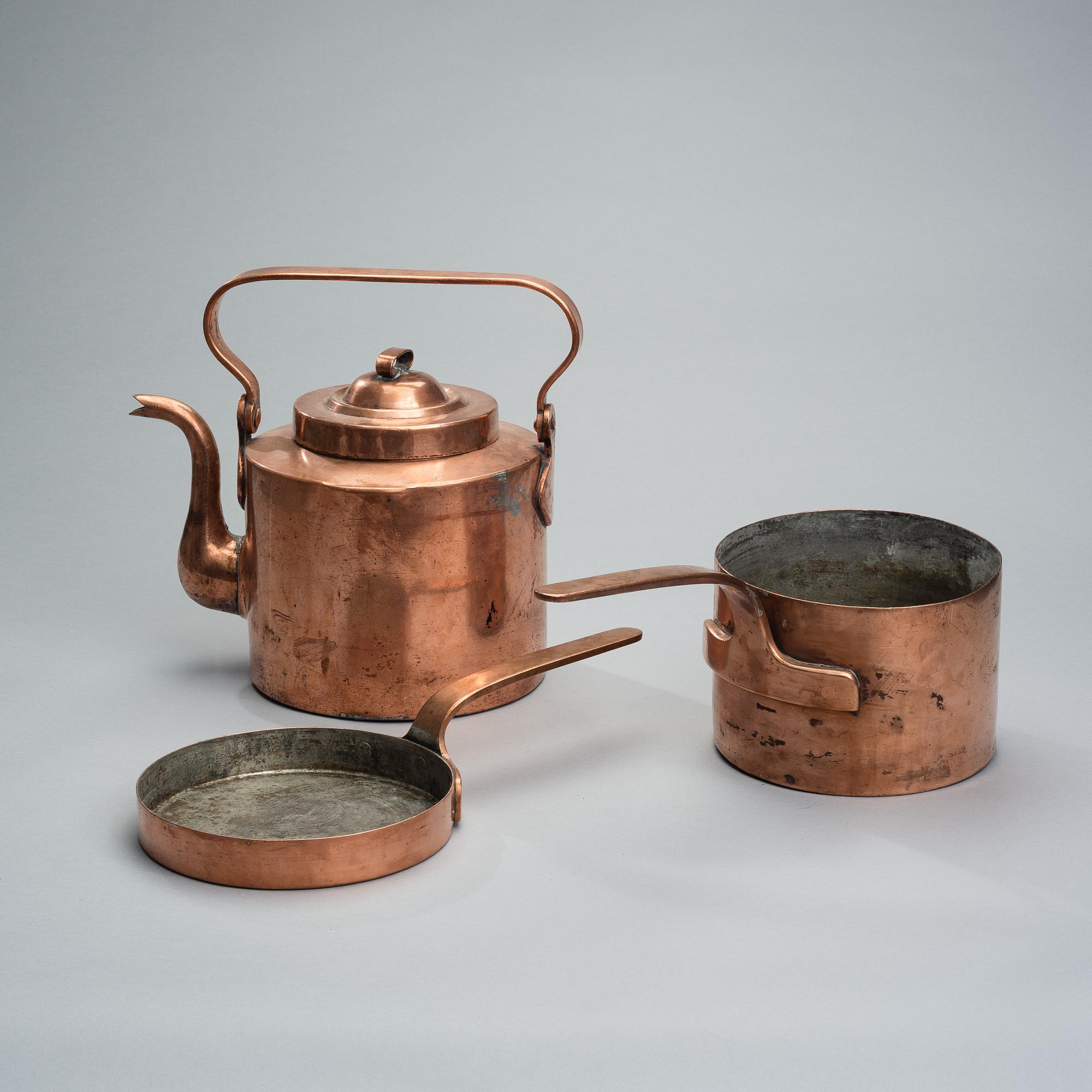 KOPPARKÄRL, 3 st, Ryssland, 1800-talets slut.