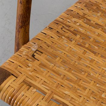 HANS J WEGNER, lounge chair"CH-27", Carl Hansen & Son, Denmark, 1960s.