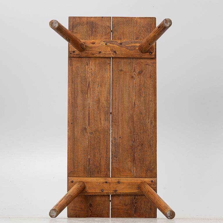 A butcher's bench, 19th century.