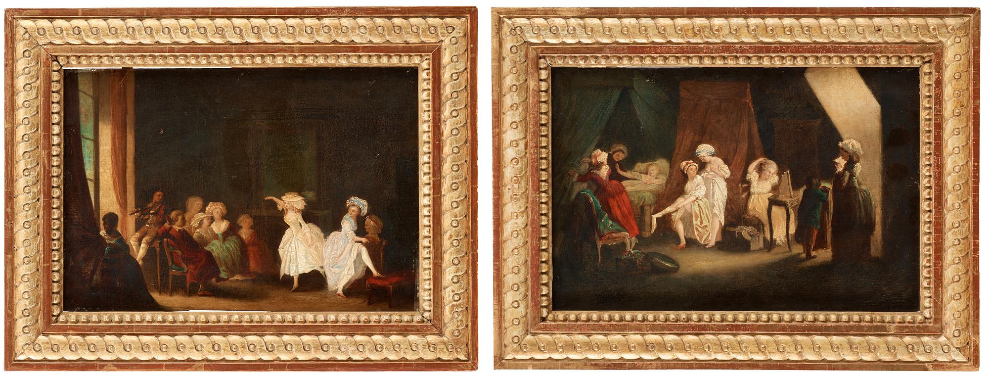 Niclas Lafrensen d.y. After, "Le lever des ouvrieres en modes" and "École de danse" (2).