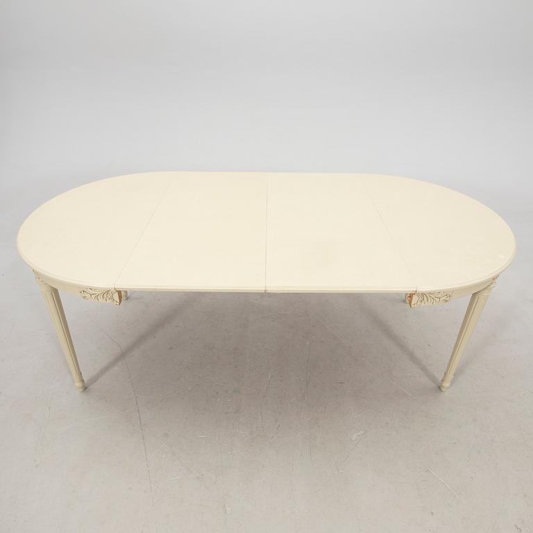 Dining Table in Gustavian Style, Mid/Late 20th Century.