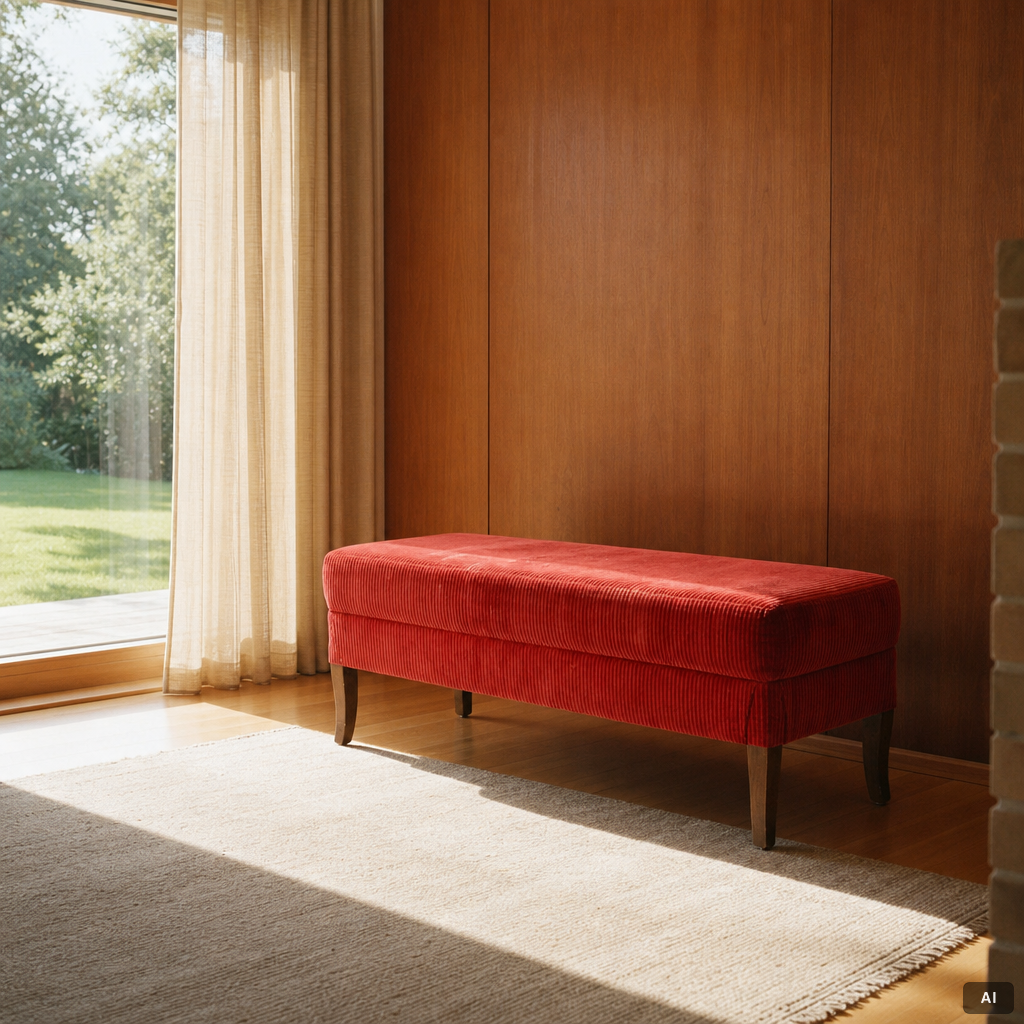 Bench, Selva, Italy, late 20th century.
