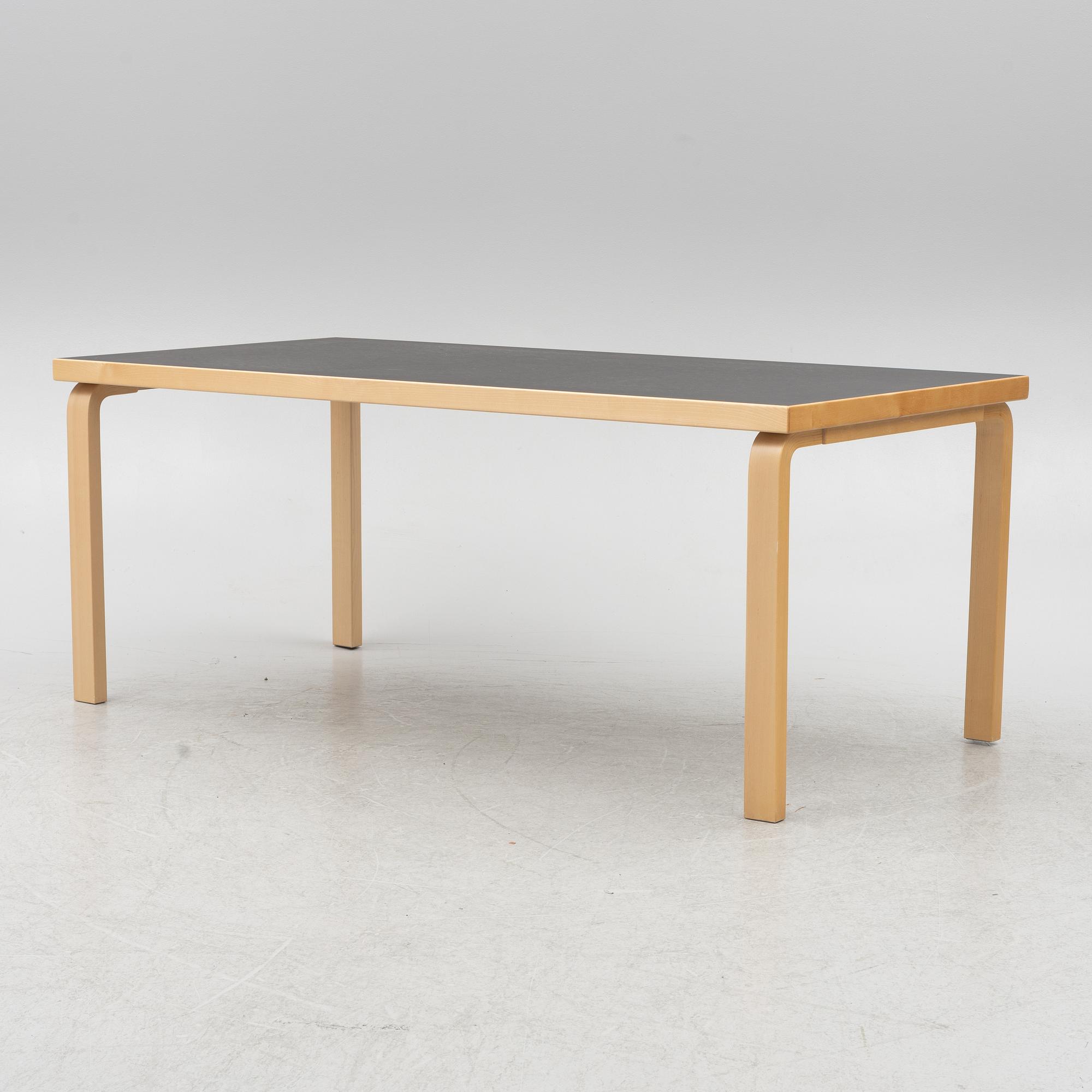 Alvar Aalto, a model 83 dining table, Artek, Finland, 2022.
