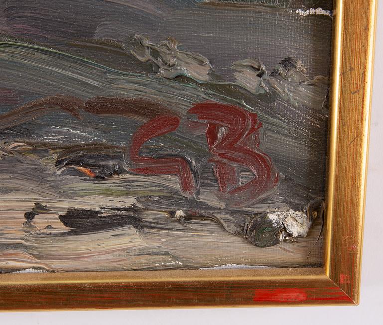 Göran Brunius,  oil on canvas, signed,