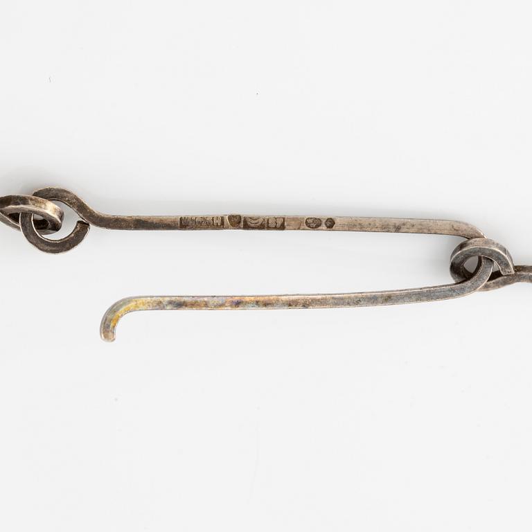 Björn Weckström, collier "Space Barbarella", sterlingsilver, Finland 1971, för Lapponia.