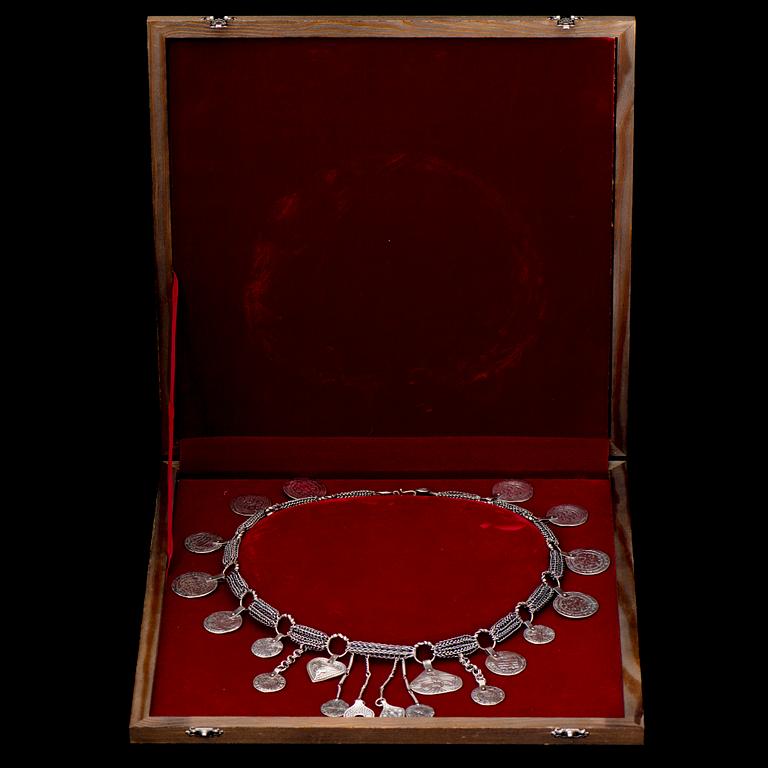 A KALEVALA KORU ANNIVERSARY NECKLACE, 150 years, silver, 1985.